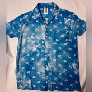 Disney Hercules Pegasus Button Down Shirt size small